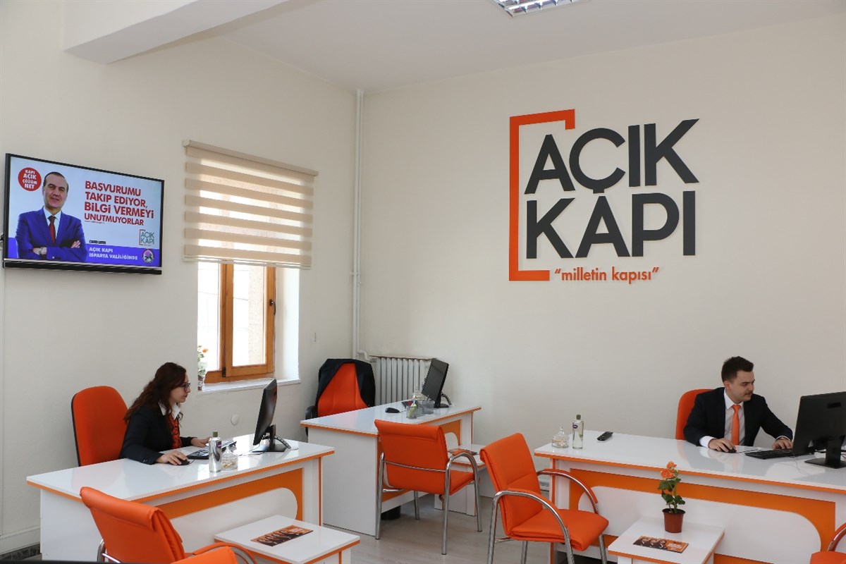 Acik Kapi Birimimiz Hizmete Girdi