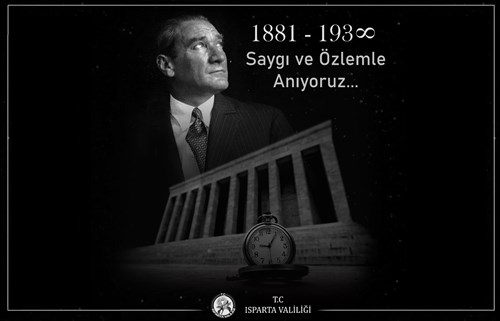 Isparta Valisi Ömer SEYMENOĞLU' nun 10 Kasım Atatürk’ü Anma Mesajı