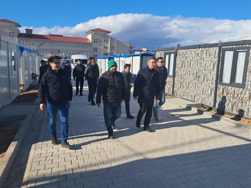 Vali Baruş Afşin'de İncelemelerde Bulundu